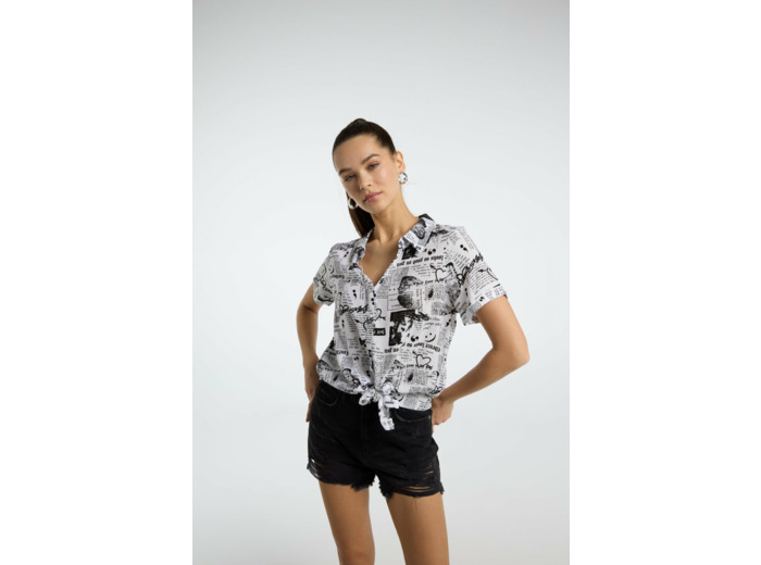 Blouse à nouer