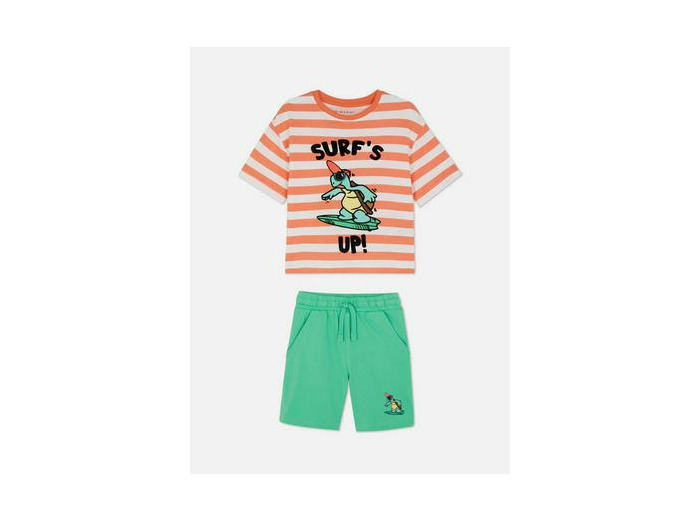 1,5–8 ans | Ensemble t-shirt et short à motif tortue