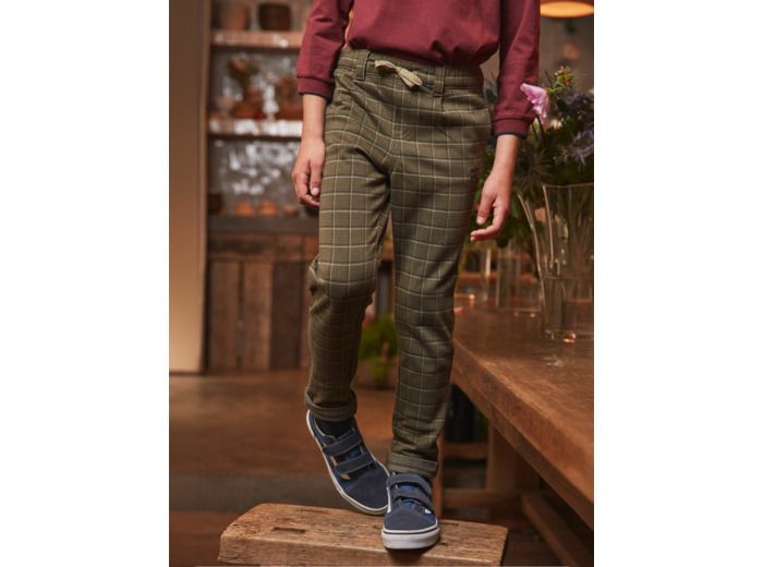 Pantalon à carreaux