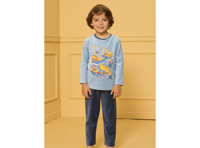 Pyjama velours Construction