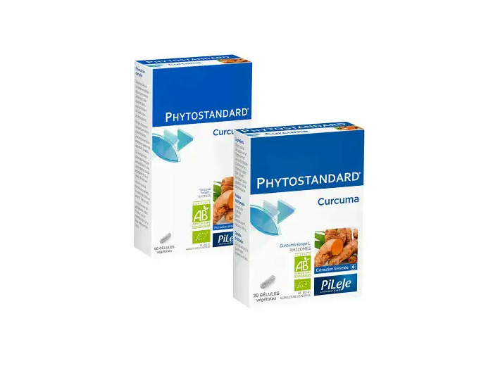 Pileje Phytostandard Curcuma 20 Gélules Végétales
