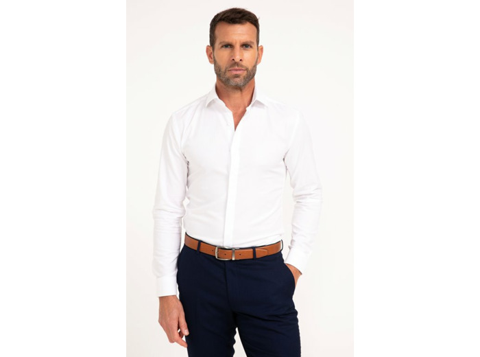 Chemise slim manches longues Microlos