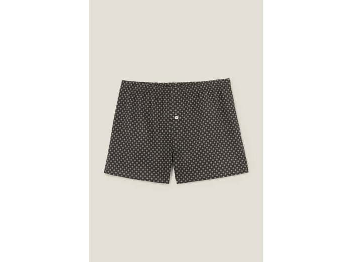 Caleçon fantaisie en coton - Noir