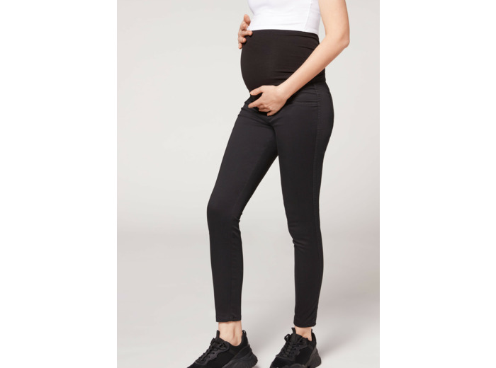 Legging en jean prémaman
