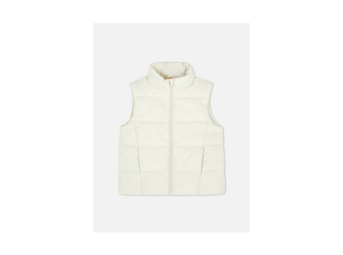 Veste sans manche matelassée zippée