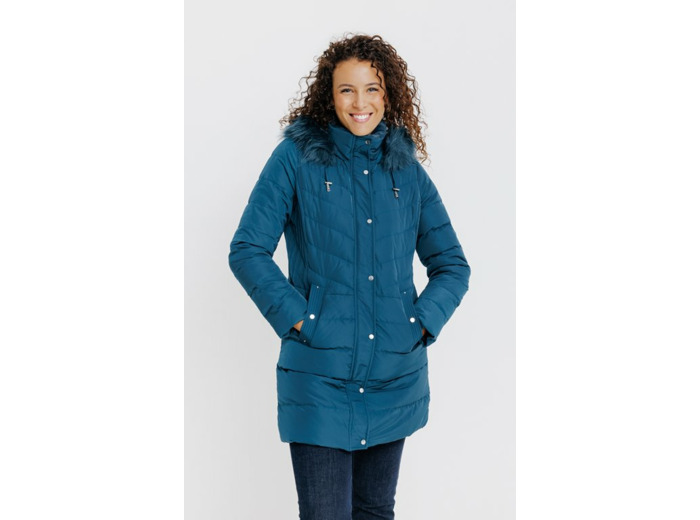 Doudoune Longue En Duvet Et En Plumes