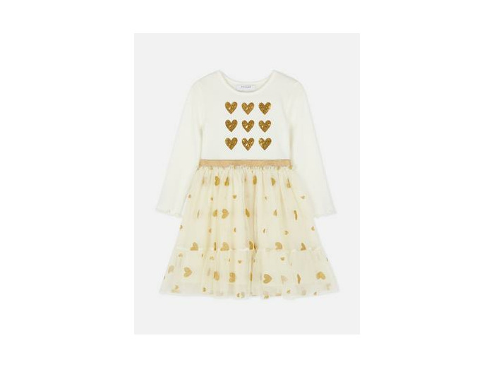 1,5-8 ans | Robe tutu à cœur en sequins