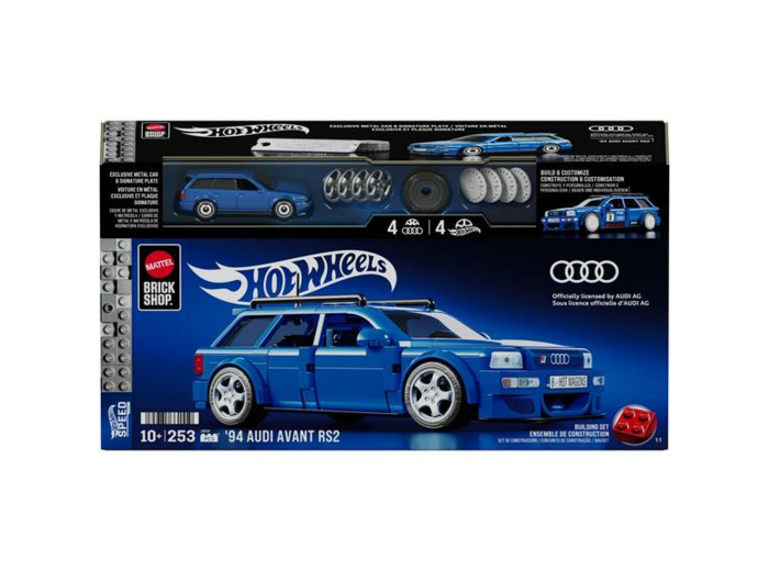 AUDI 94 VANT RS2 À CONSTRUIRE HOT WHEELS - MATTEL BRICK SHOP