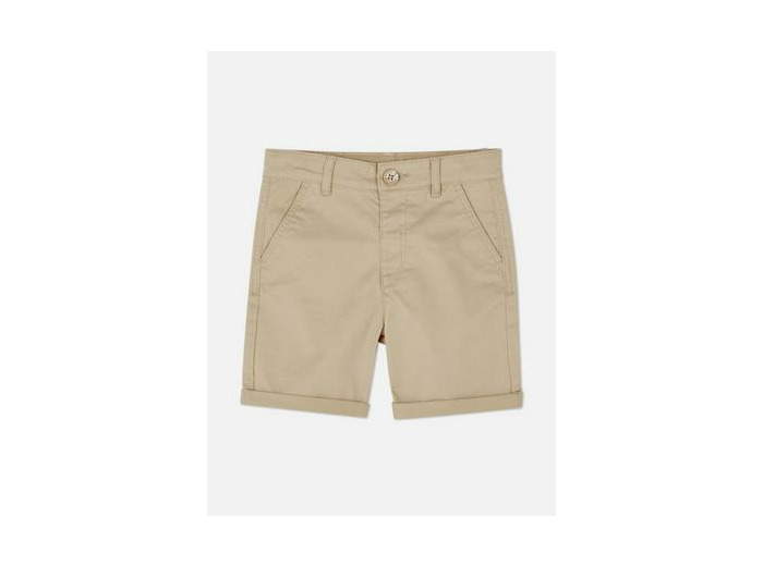 Short chino à revers pour enfant