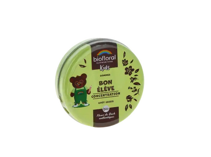Biofloral Enfant Gommes Bio Bon élève Boîte De 45 G