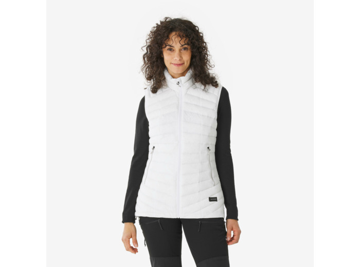 Doudoune sans manche en duvet de trek montagne - MT100 - femme