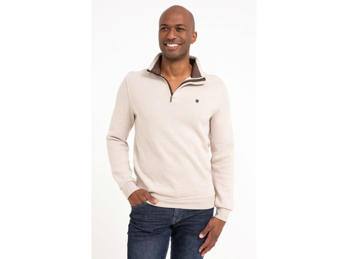 Polo Col Montant Manches Longues Chaud