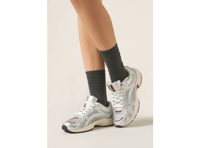 Chaussettes techniques en laine et soie