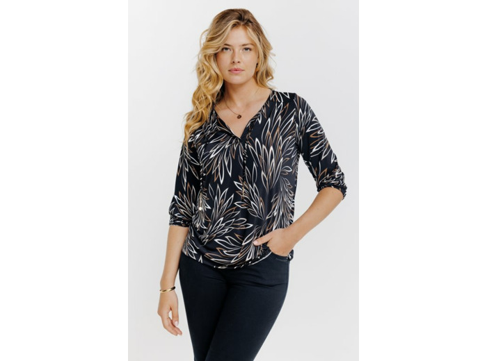 T-Shirt Imprime Placement Gomme