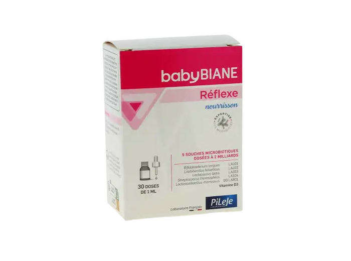 Pileje Babybiane Réflexe Nourrisson Solution Buvable Flacon Compte-gouttes De 30 Ml