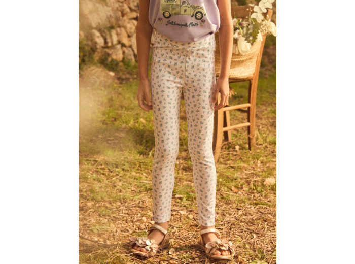 Legging Fleurs