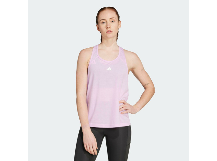 Débardeur fitness femme, rose clair