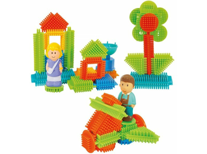 Baril 100 Pièces de construction thème famille