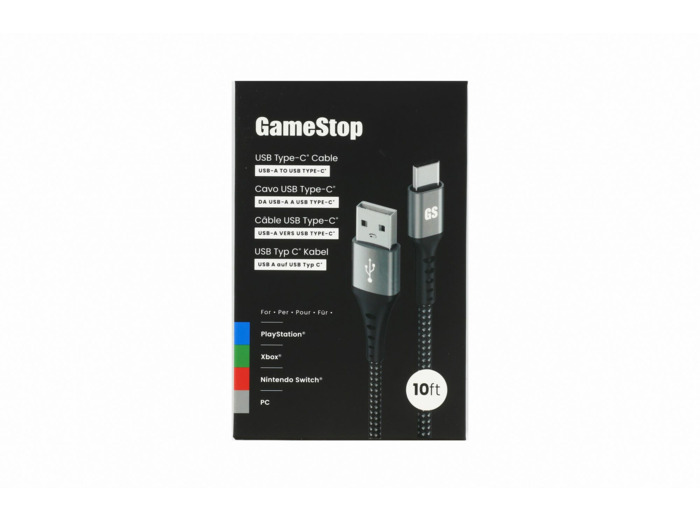 Cable Usb Vers Type C 3 Mètres - Gamestop
