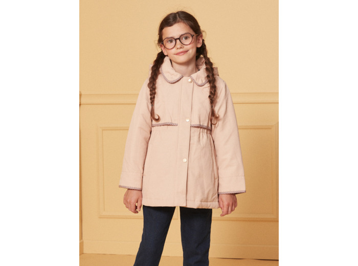 Parka mi-saison 2 en 1 beige