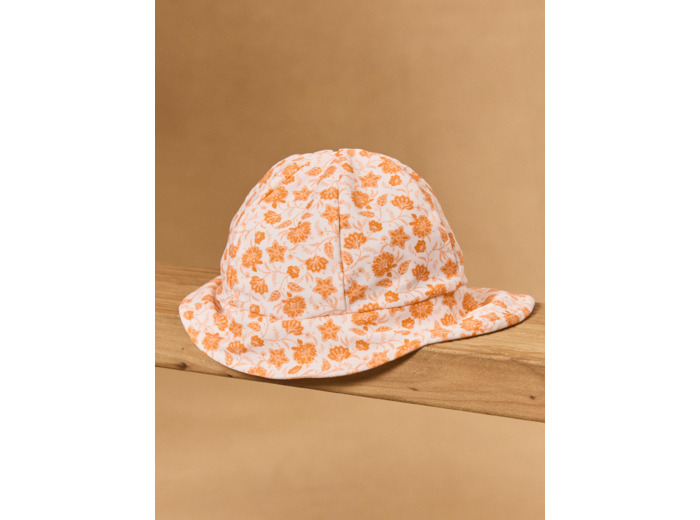 Chapeau UPF 50+ imprimé fleuri