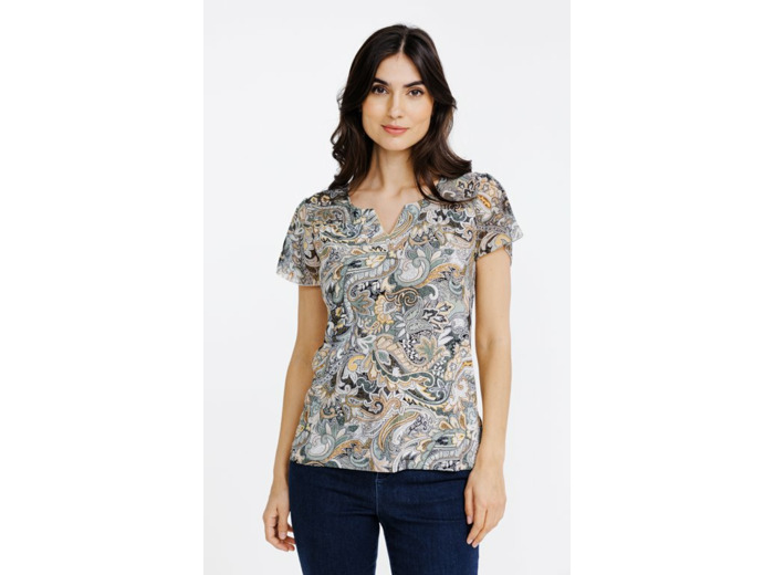 Tee-shirt imprimé manches courtes