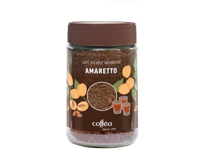 Café soluble aromatisé Amaretto 50gr