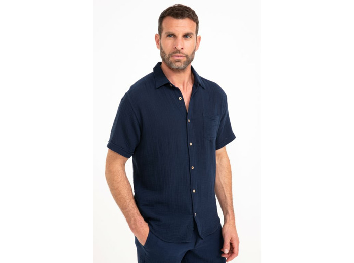 Chemise manches courtes Double Gaze