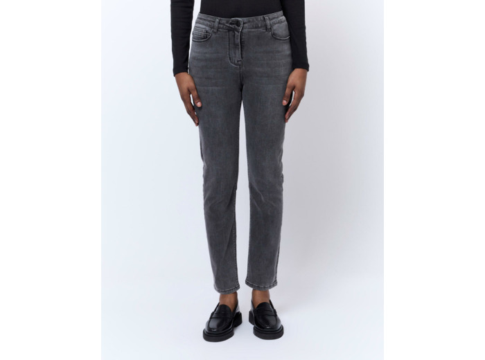 Jean 7/8 slim GRIS Femme
