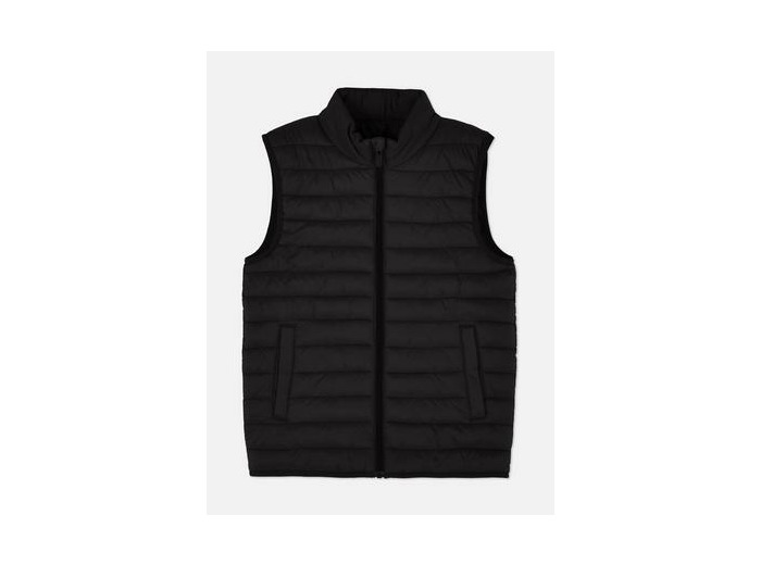 Veste sans manches zippée