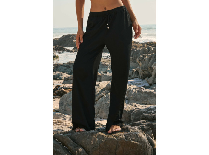 Pantalon fluide élastiqué,Pantalon fluide élastiqué;${refinementColor}