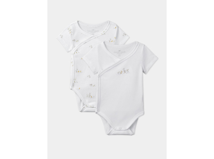 Lot de 2 bodies  à manches courtes