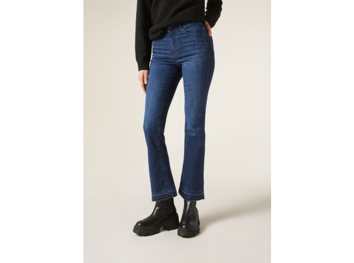 Jean pattes d’éléphant court