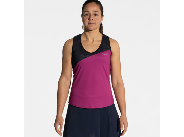 Débardeur de padel technique et respirant Femme-900 Violet
