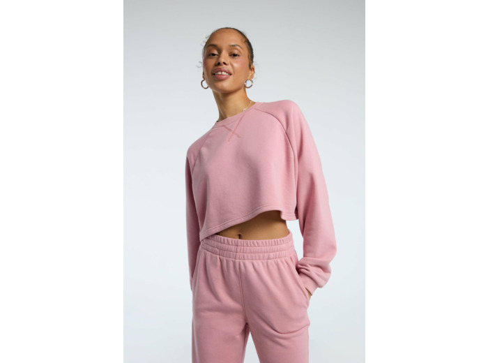 Sweatshirt à l'aspect brillant