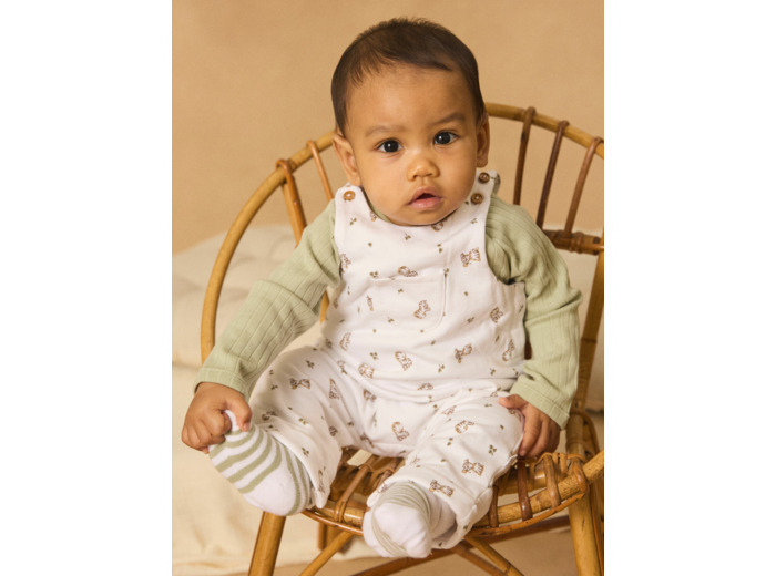 Ensemble de jour body + Salopette + Chaussettes