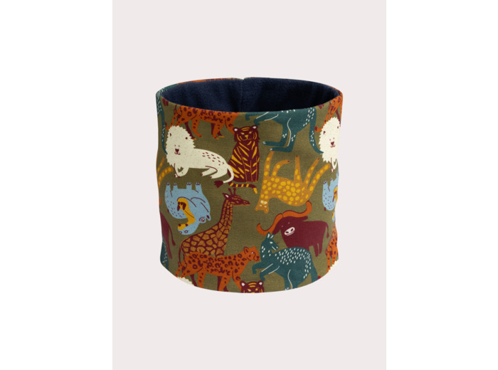 Snood à motif animaux de la savane pour garçon