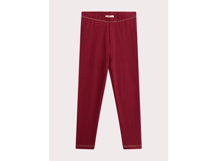 Legging rouge pour fille