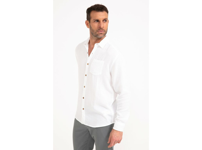 Chemise manches longues Double Gaze
