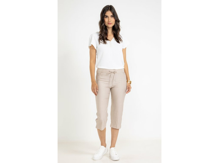 Pantalon coupe jump avec ceinture