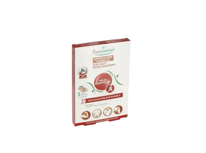 Puressentiel Articulations & Muscles Patch Chauffant Pure Heat Boîte De 3