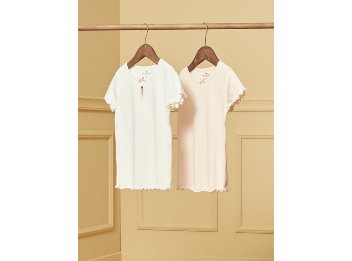 Lot de 2 t-shirts Ballerines