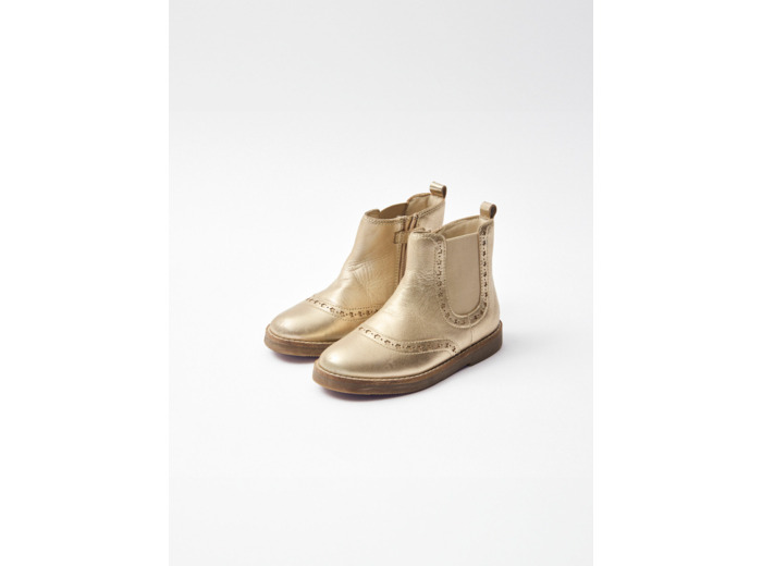 Bottines doré Fille