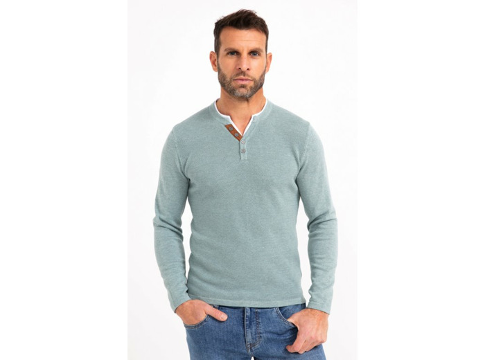 Pull col tunisien uni Jerti