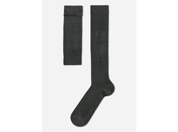 Chaussettes longues avec cachemire pour homme