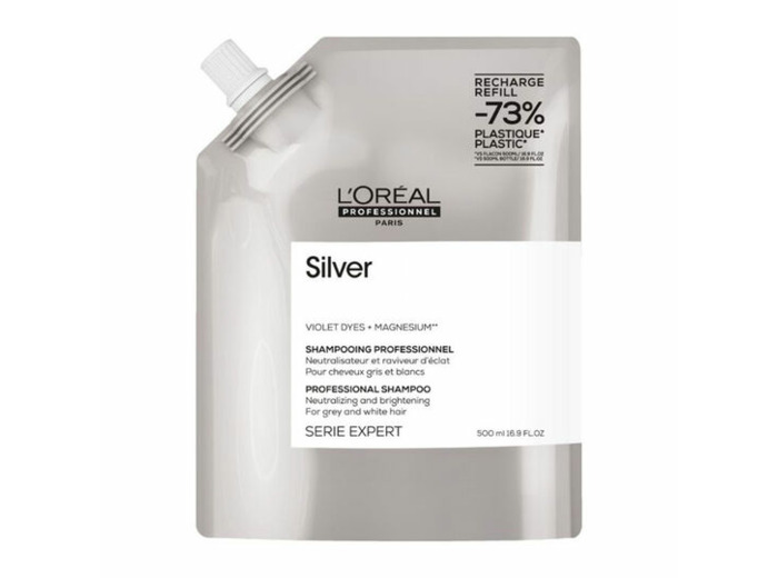 Shampooing déjaunissant Silver recharge 500ml
