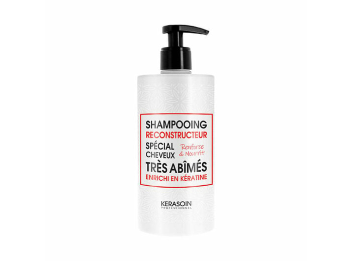 Shampooing reconstructeur à la kératine pour cheveux très abîmés 500ml