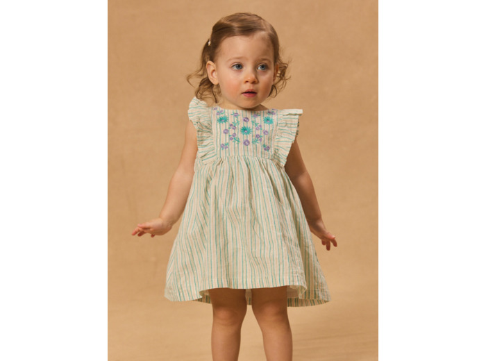 Robe rayé scintillante