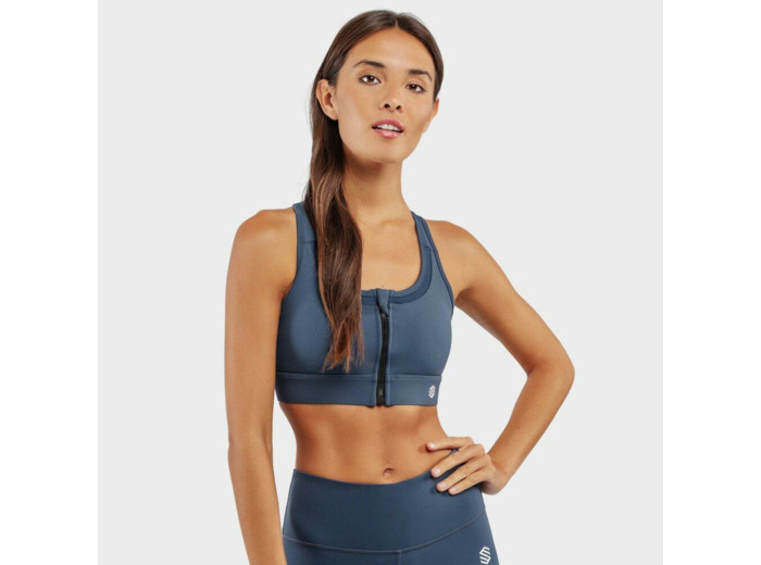 Brassière sport - Maintien élevé Fitness Femme Squat Blue Bleu Denim