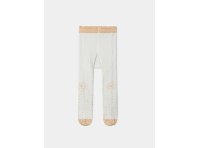 Collants jacquard pois